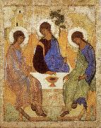 unknow artist Holy Trinity painting